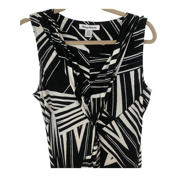 Tommy Bahama Bangle Stripe Maxi Dress Cocktail Wedding Resort Sz L $175 - Picture 6 of 10